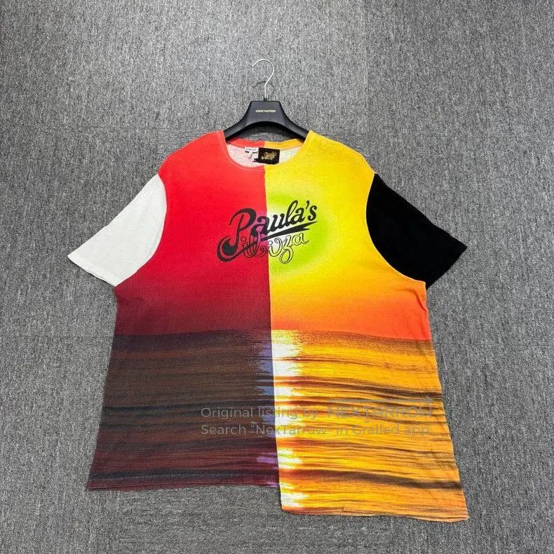 Loewe Loewe Sunset Colorblock Short Sleeve Shirt. Size US S / EU 44-46 / 1 - 1 Thumbnail