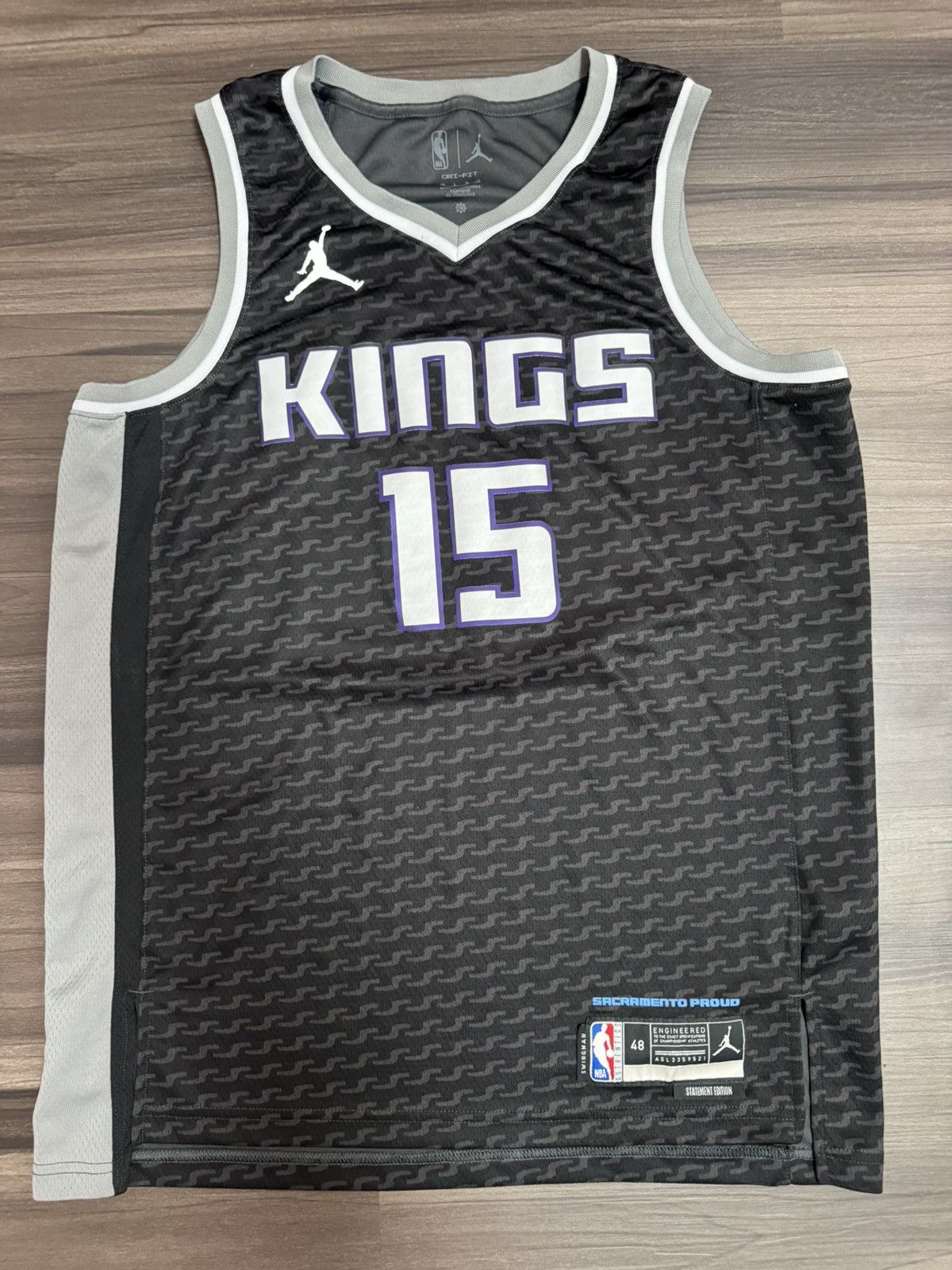 Nike Sacramento Kings Davion Mitchell #15 NBA Statement Jersey Size US L / EU 52-54 / 3 - 1 Thumbnail