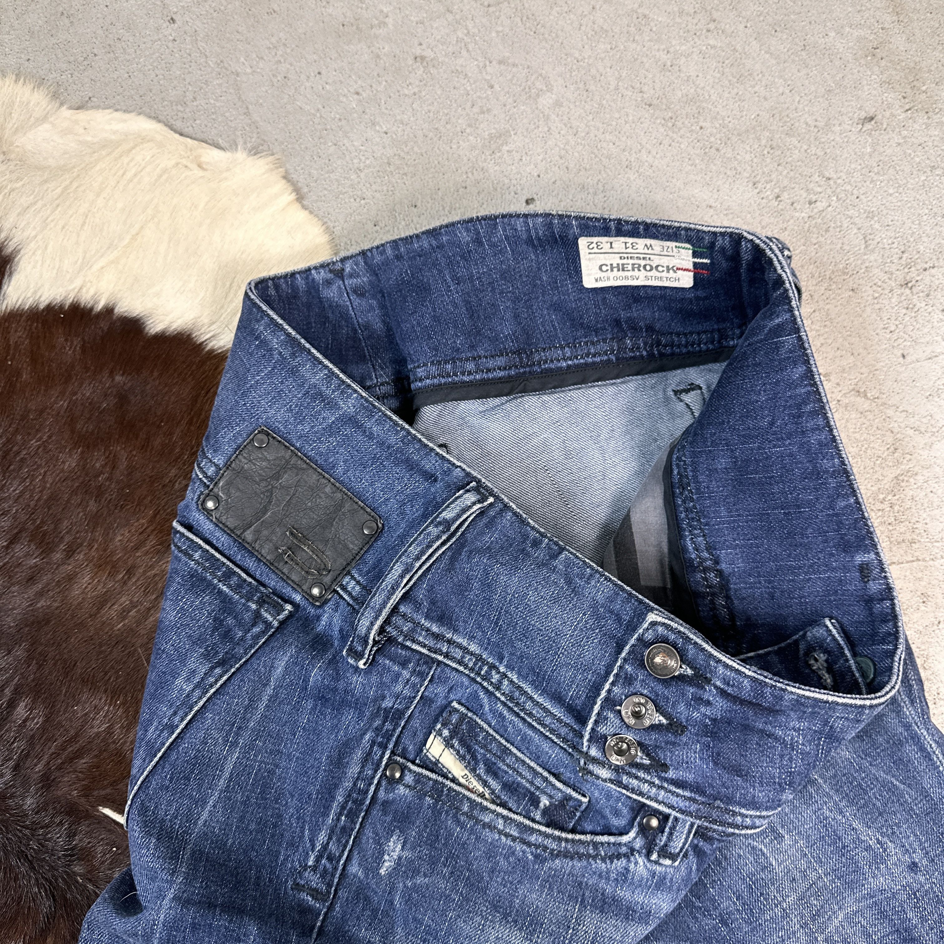 Vintage Diesel Flared Y2K Women's Jeans Size 31" - 3 Thumbnail