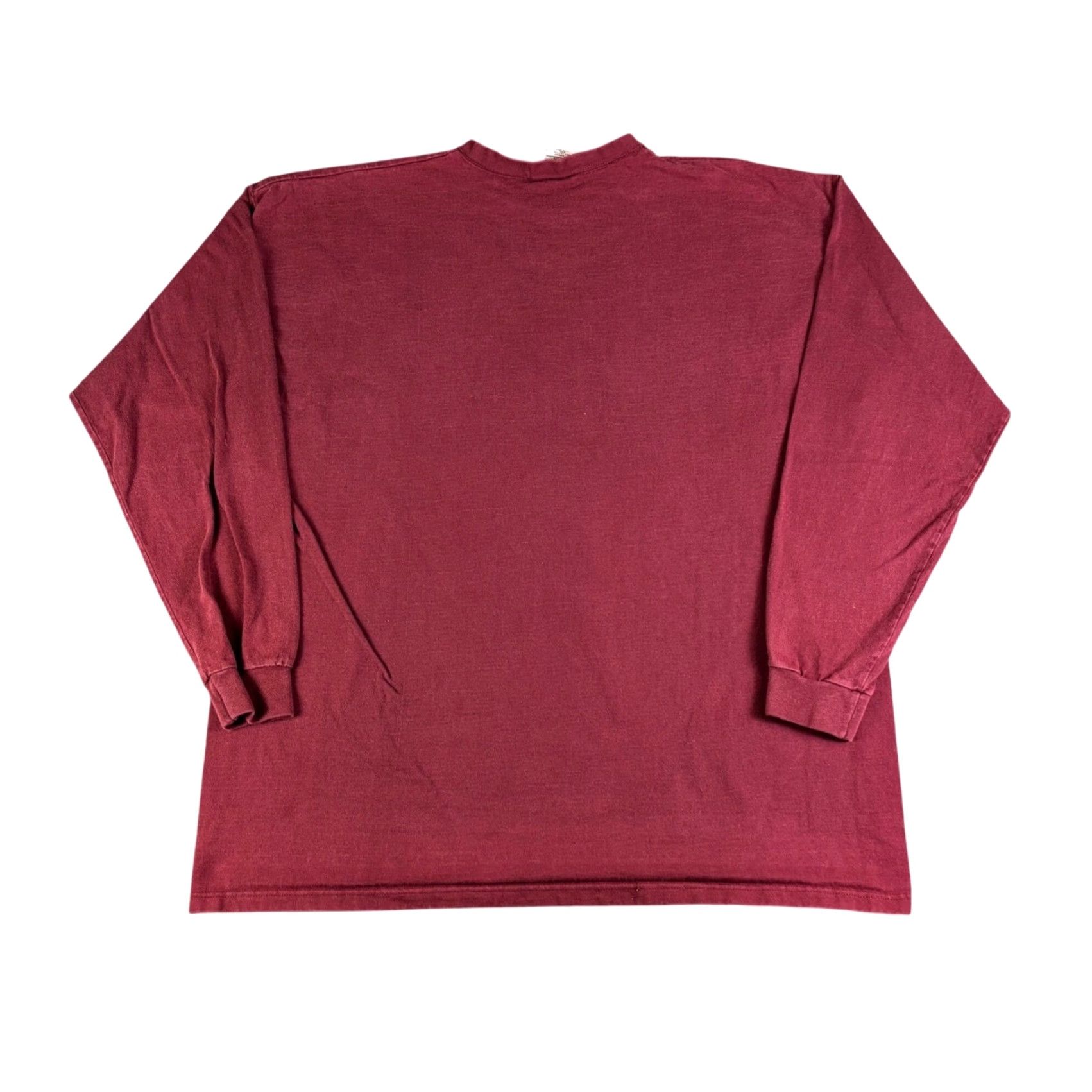 Vintage VINTAGE Virginia Tech Hokies Long Sleeve T Shirt Mens XXL Maroon Pluma Heavyweight Size US XXL / EU 58 / 5 - 2 Thumbnail