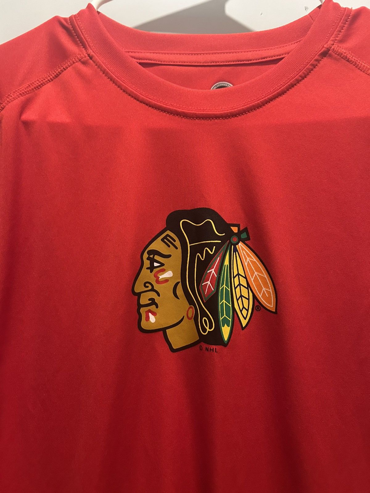 NHL Chicago blackhawks workout tee Size US L / EU 52-54 / 3 - 2 Thumbnail