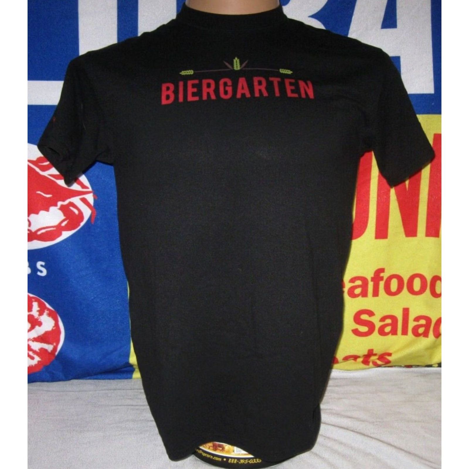 Vintage RAMSTEIN BEER Biergarten t shirt Men's Adult Medium Brewing GERMAN LAGERS Size US M / EU 48-50 / 2 - 2 Thumbnail