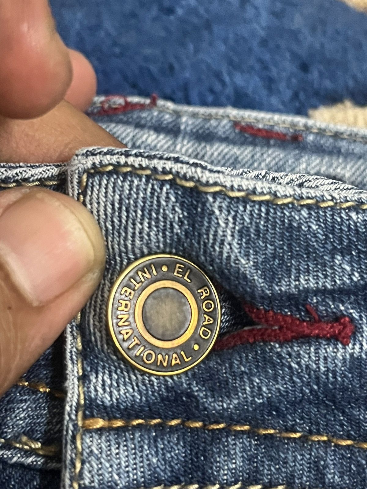 Yasuyuki Ishii Vintage El Road Flare Denim Size US 30 / EU 46 - 3 Thumbnail