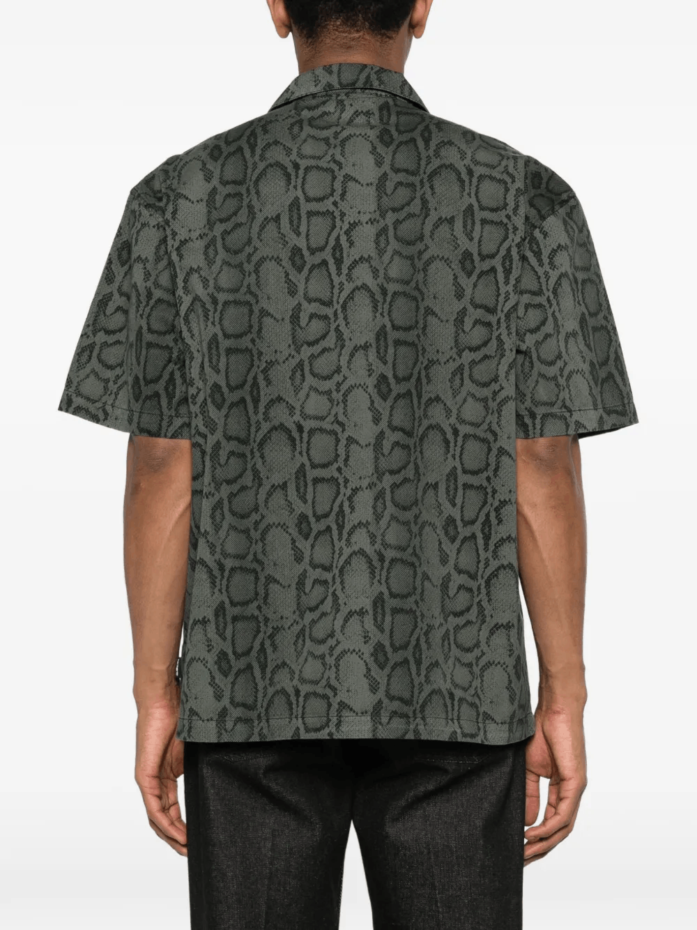 Other Men Snake Camo Shirt | Reptile Camouflage Graphic Tee Size US L / EU 52-54 / 3 - 2 Thumbnail
