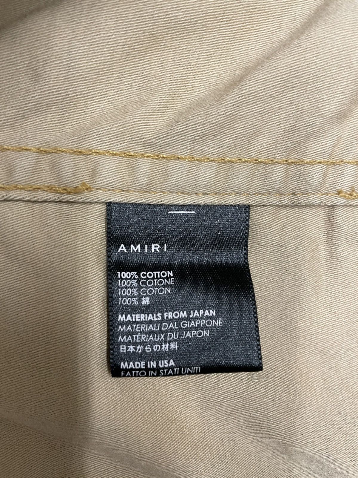 Amiri Amiri Camo Jacket Size US XS / EU 42 / 0 - 9 Thumbnail