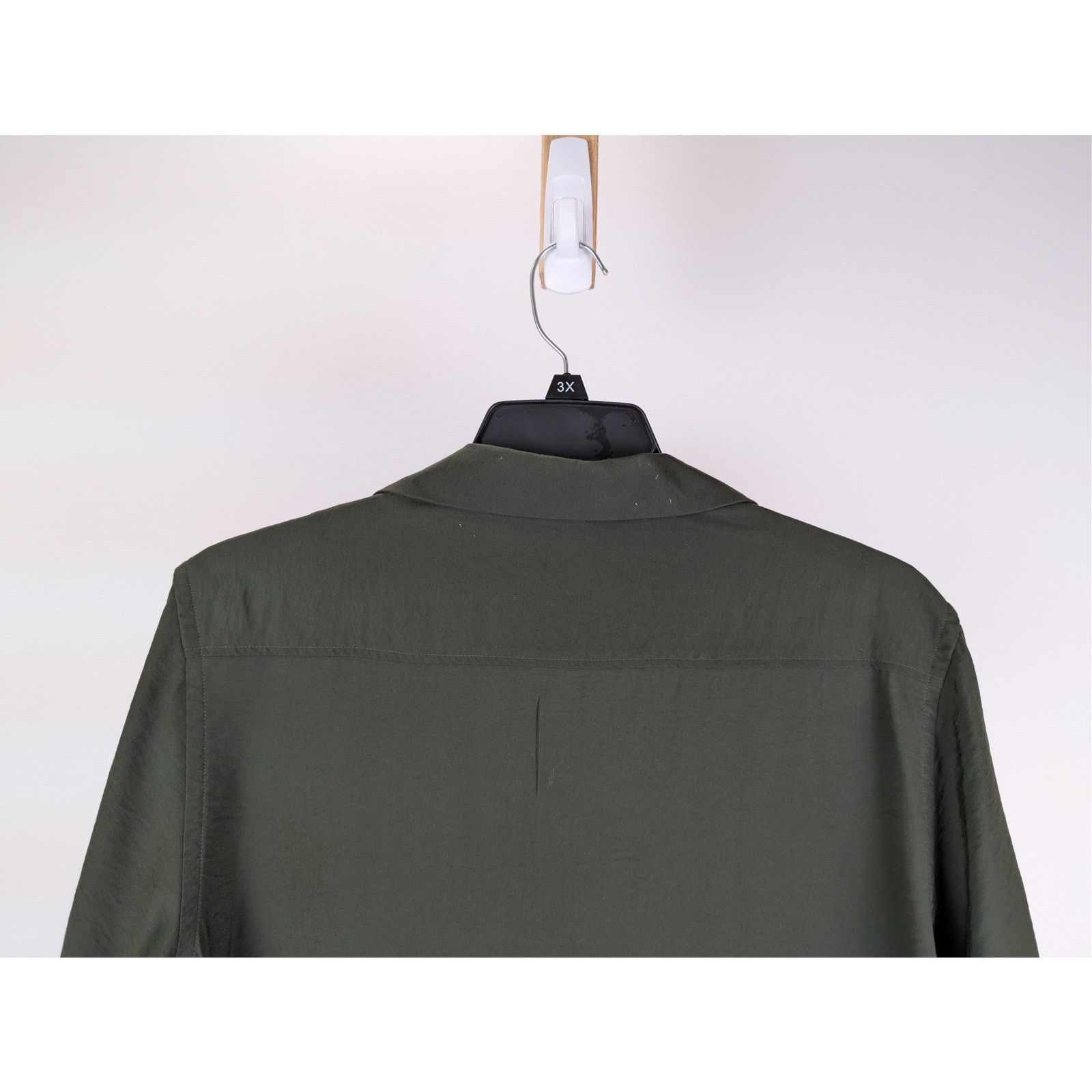 NN07 o1rshd1 CC20 Men's Dark Green Resort Collar Shirt Size US S / EU 44-46 / 1 - 10 Thumbnail