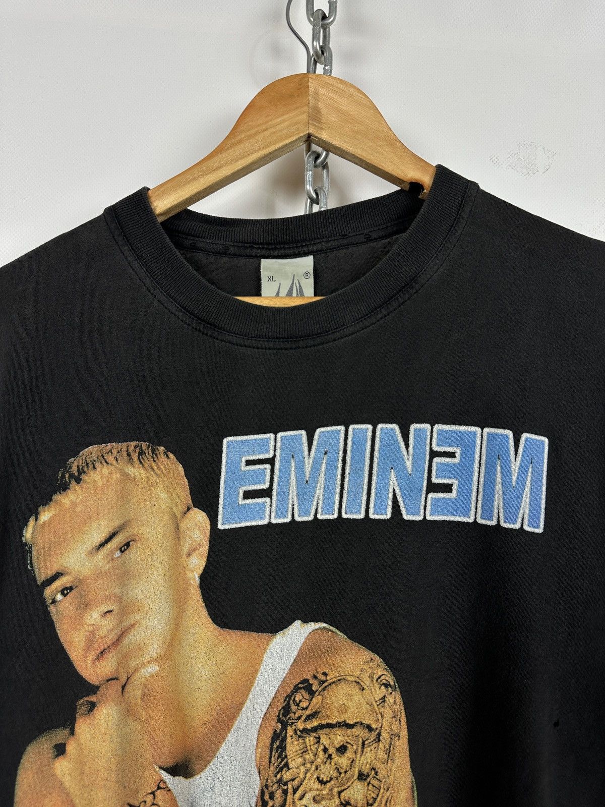 Band Tees 00s Vintage Eminem Graphic Print Rap Hip Hop Band T-Shirt Size US XL / EU 56 / 4 - 6 Thumbnail
