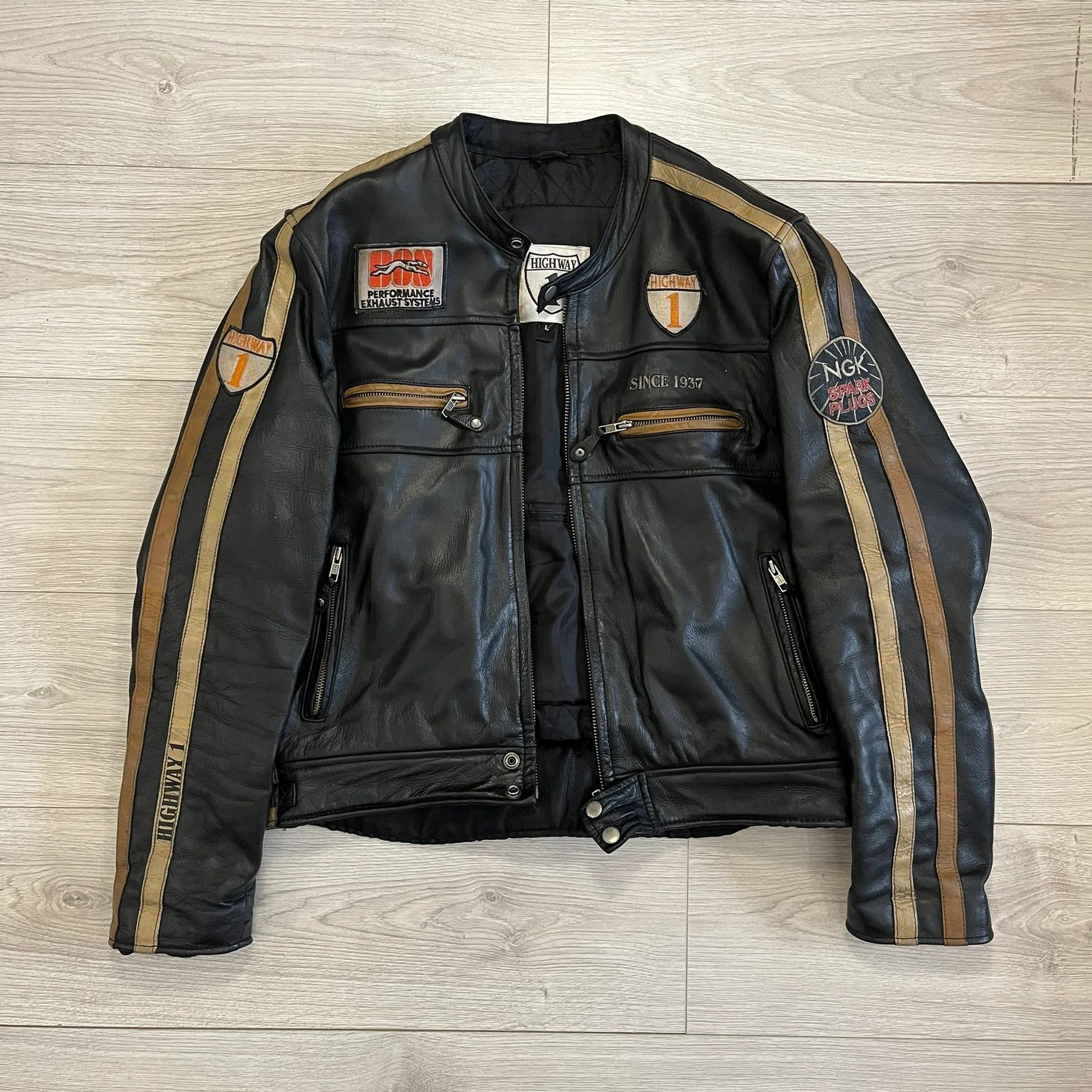 Schott Suede Leather Bomber Jacket