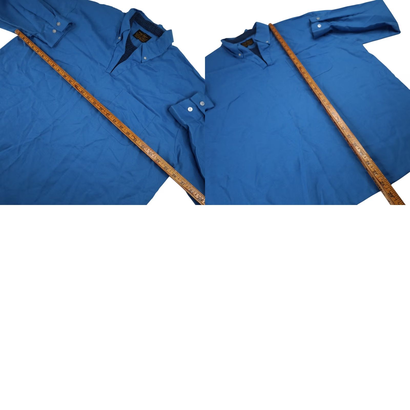 Sears VINTAGE Sears Perma Prest Mens XL Pullover Shirt Blue Size US XL / EU 56 / 4 - 8 Thumbnail