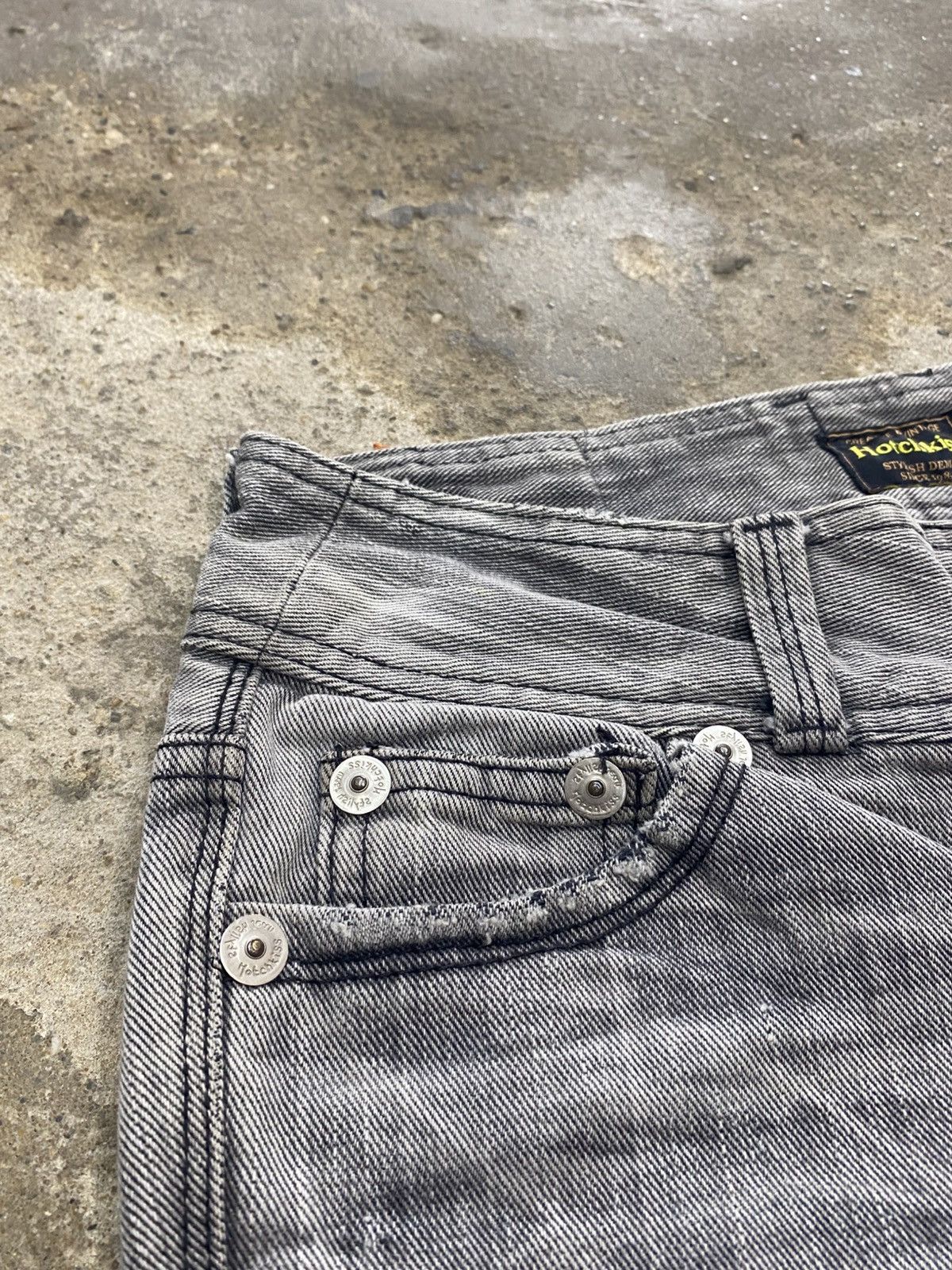 14th Addiction × Jean × KMRii Lace up flared hotchkiss japanese grunge Size US 28 / EU 44 - 5 Thumbnail