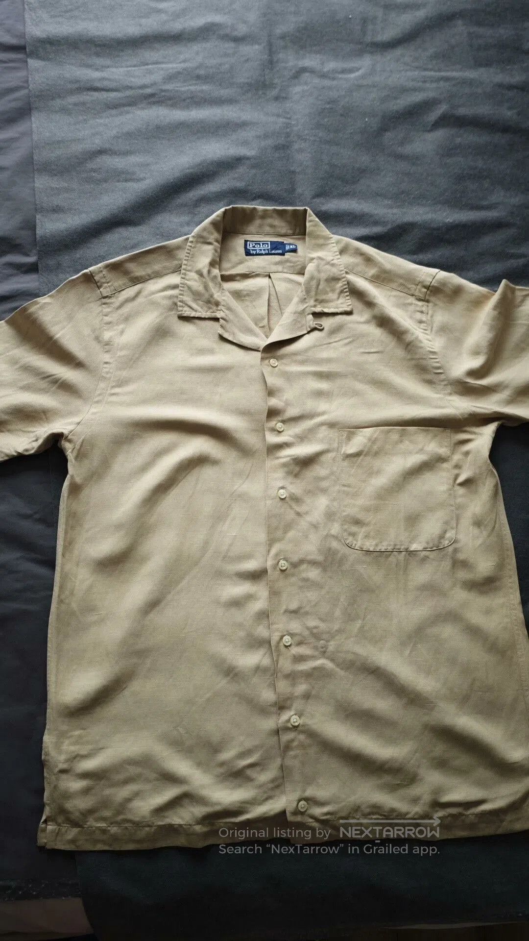 Polo Ralph Lauren 90s Polo Ralph Lauren Silk Linen Shirt. Size US M / EU 48-50 / 2 - 1 Thumbnail