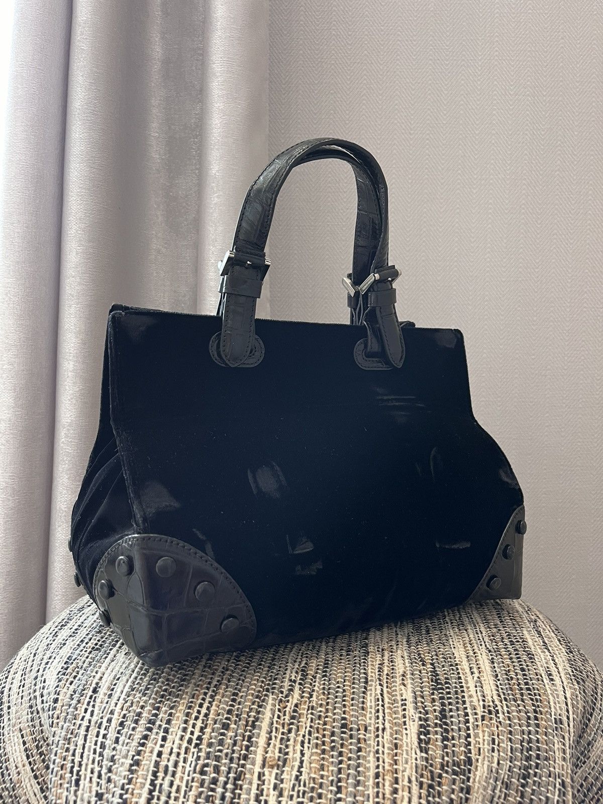 Emporio Armani Hype Giorgio Armani Gargonne bag luxury velour Y2K Size ONE SIZE - 2 Thumbnail