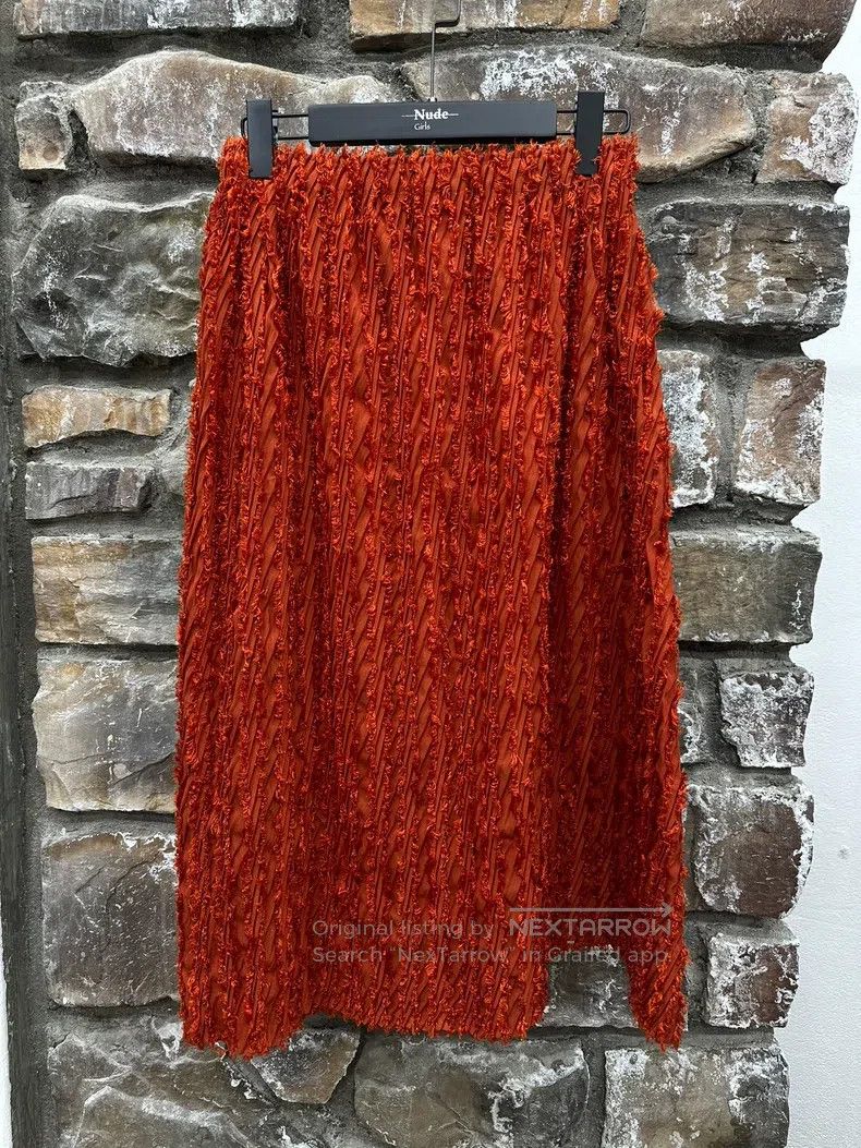 Issey Miyake Main Line Furry Skirt