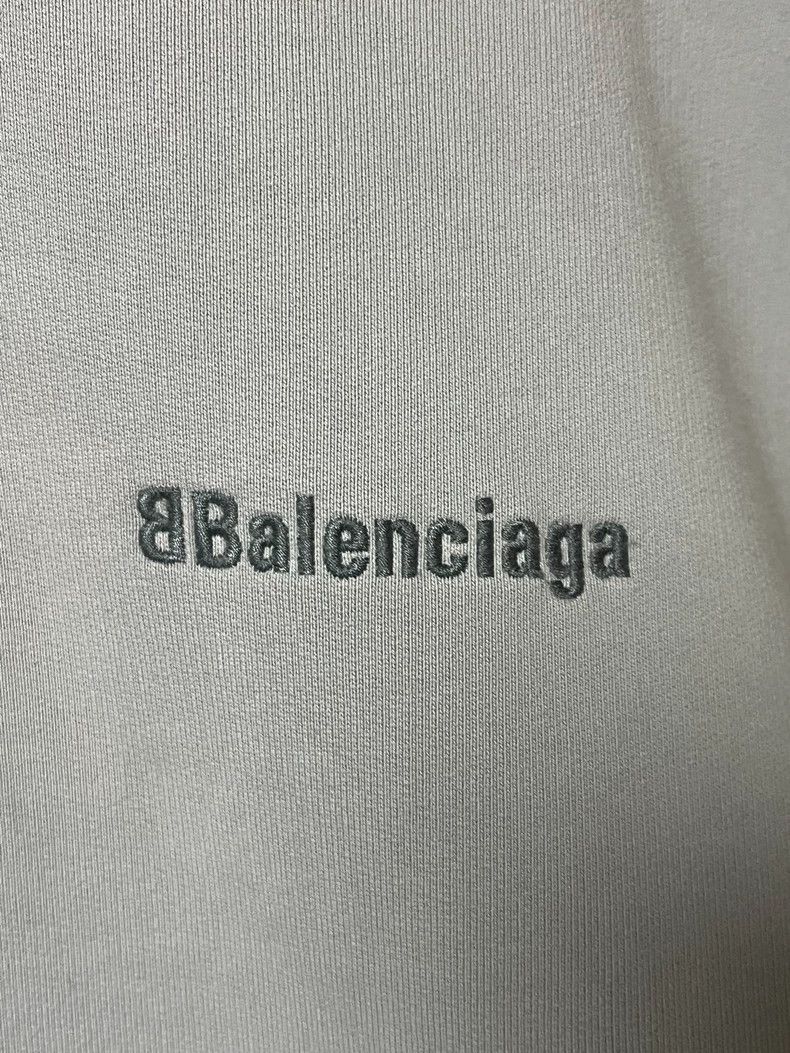 Balenciaga Balenciaga Washed Grey Elephant Grey BB Small Label Embroi Size US M / EU 48-50 / 2 - 3 Thumbnail