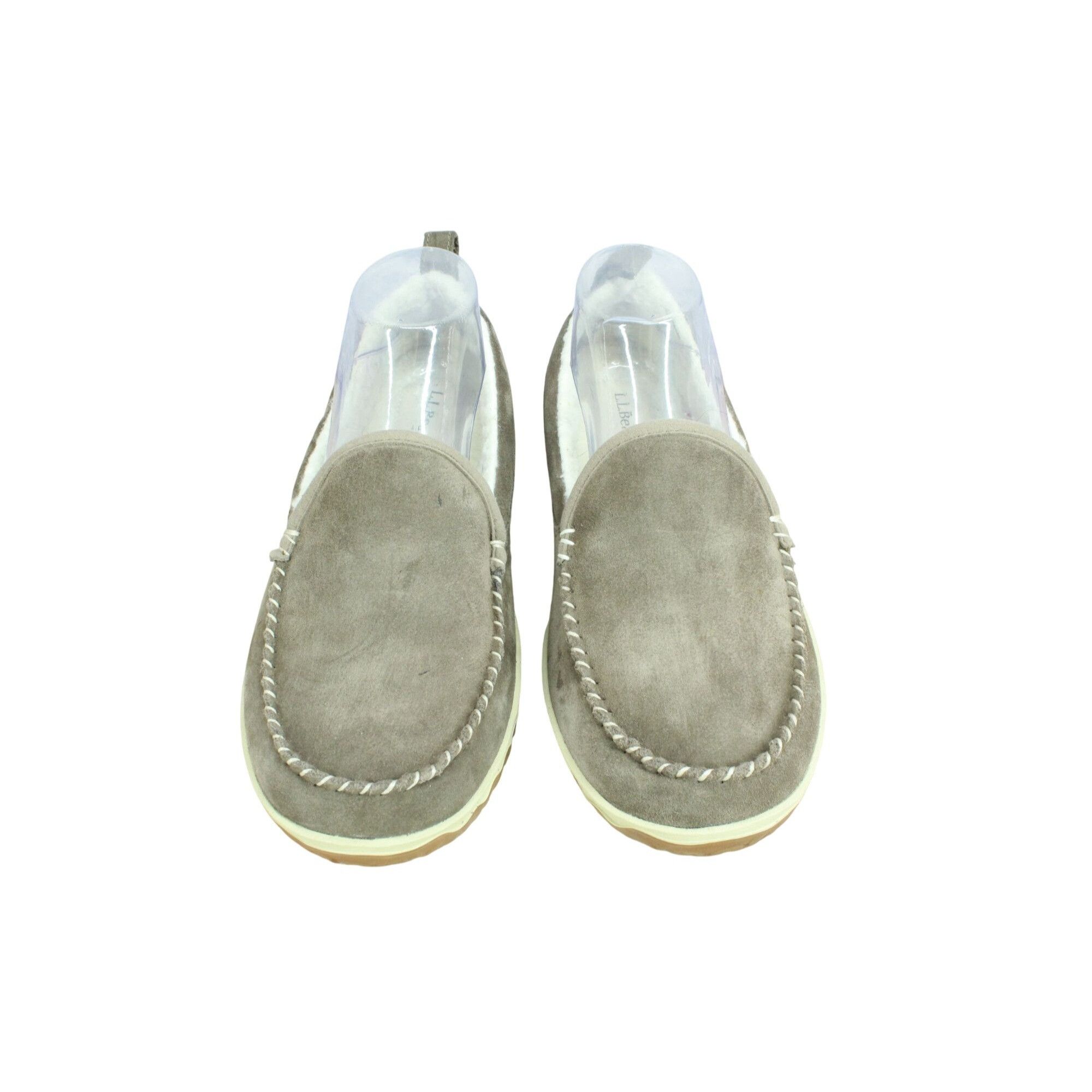 L.L. Bean LL Bean Dark Cement Fleece Lined Mountain Moccasins Size US 8 / IT 38 - 6 Thumbnail