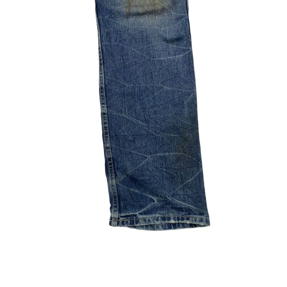 14th Addiction × If Six Was Nine × Le Grande Bleu (L.G.B.) Trashed Japanese Brand Ratle Trap Distress Denim Size US 32 / EU 48 - 10 Thumbnail