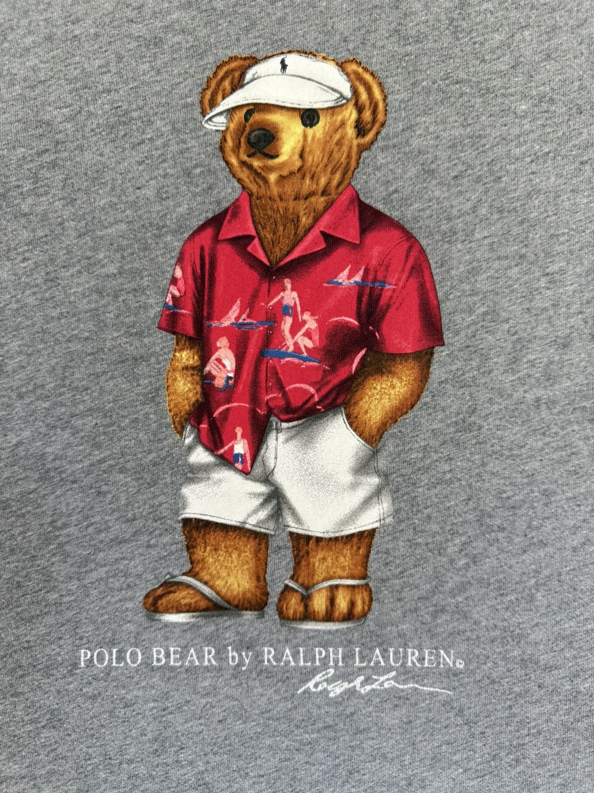 Polo Ralph Lauren Polo Ralph Lauren Polo Bear Graphic T-Shirt Gray Size US L / EU 52-54 / 3 - 3 Thumbnail