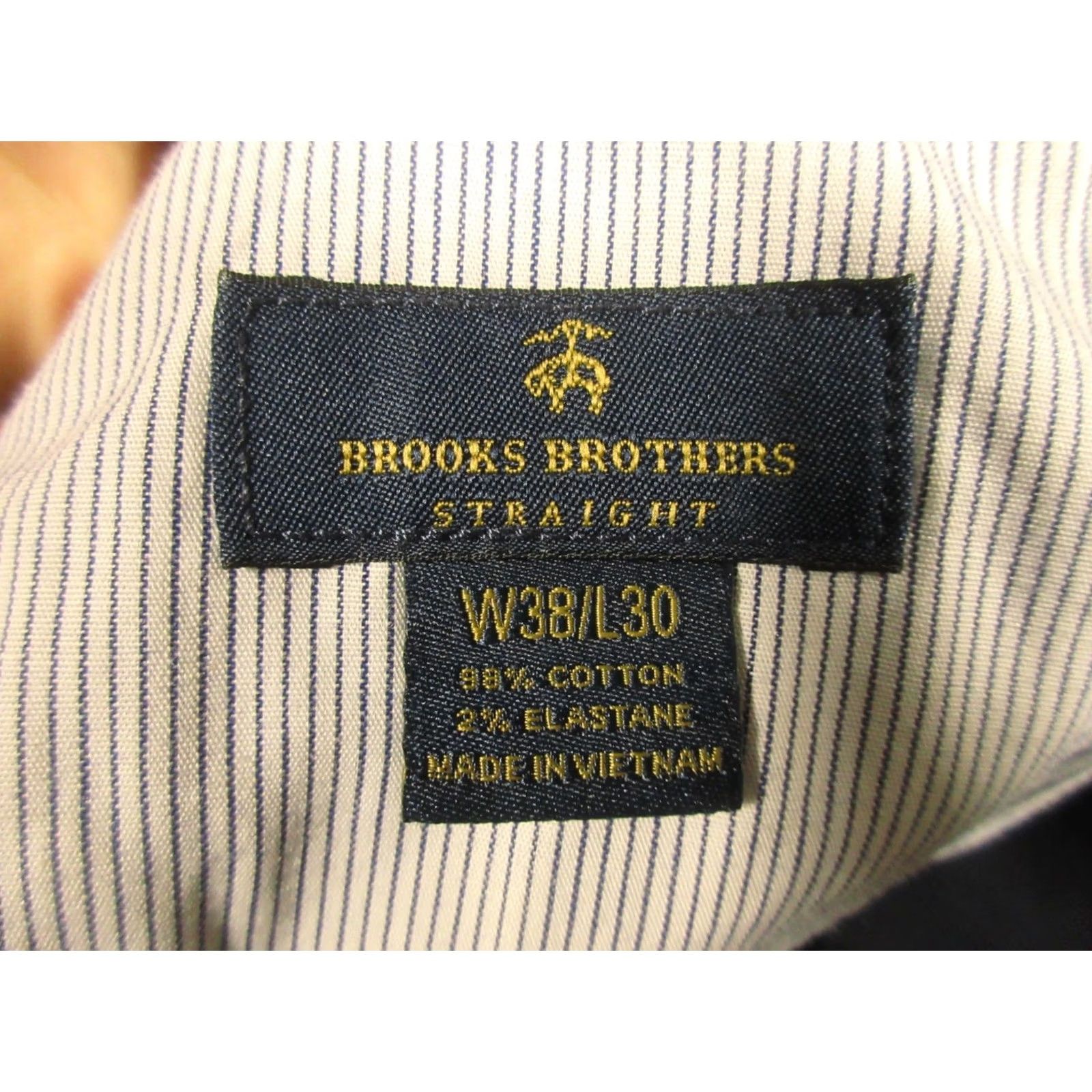 Brooks Brothers Brooks Brothers Corduroy Pants Mens 38X30 Blue Stretch Chino Straight Leg EUC Size US 38 / EU 54 - 3 Thumbnail