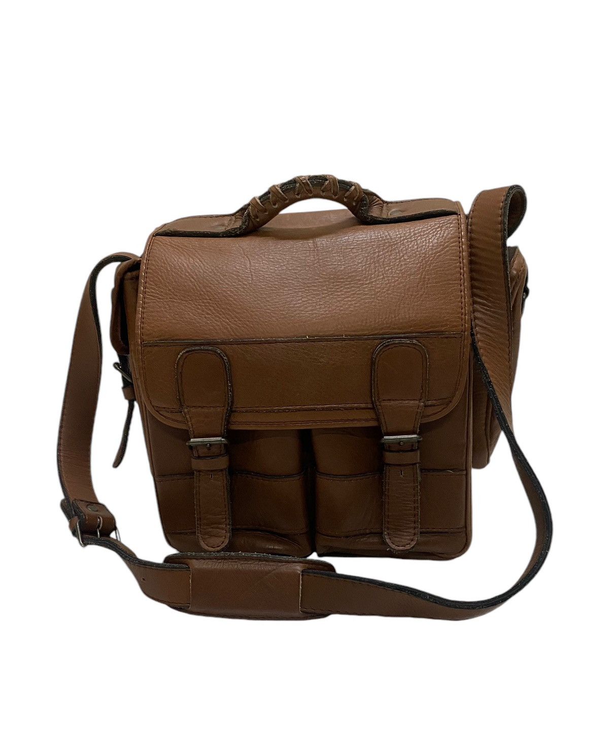 Genuine Leather × Kingsman × Porter ARCHIVE 1980s Porter Kingsman Baron Leather Doc Shoulder Bag Size ONE SIZE - 2 Thumbnail