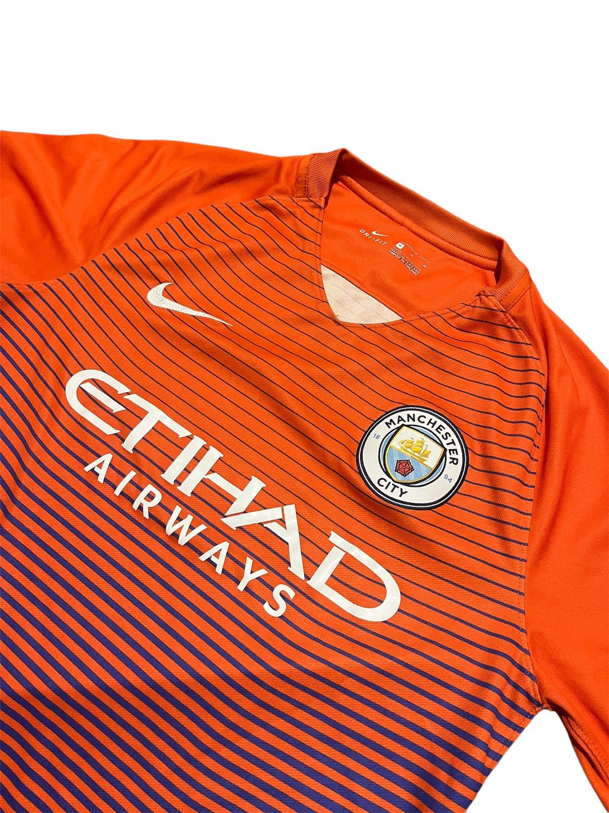 Nike Youth XS hot Manchester City 2016 Jersey ~ Dri-fit