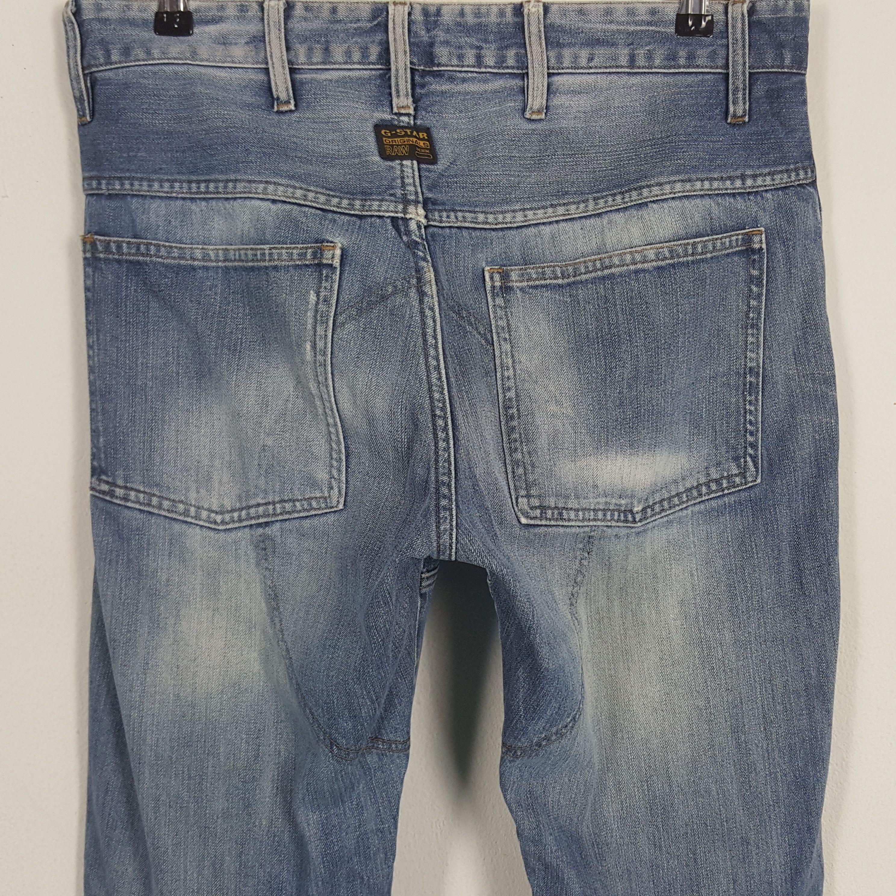G-Star × Japanese Brand × Vintage Vintage G-Star Japanese Bikers Denim Jeans Size US 34 / EU 50 - 5 Thumbnail