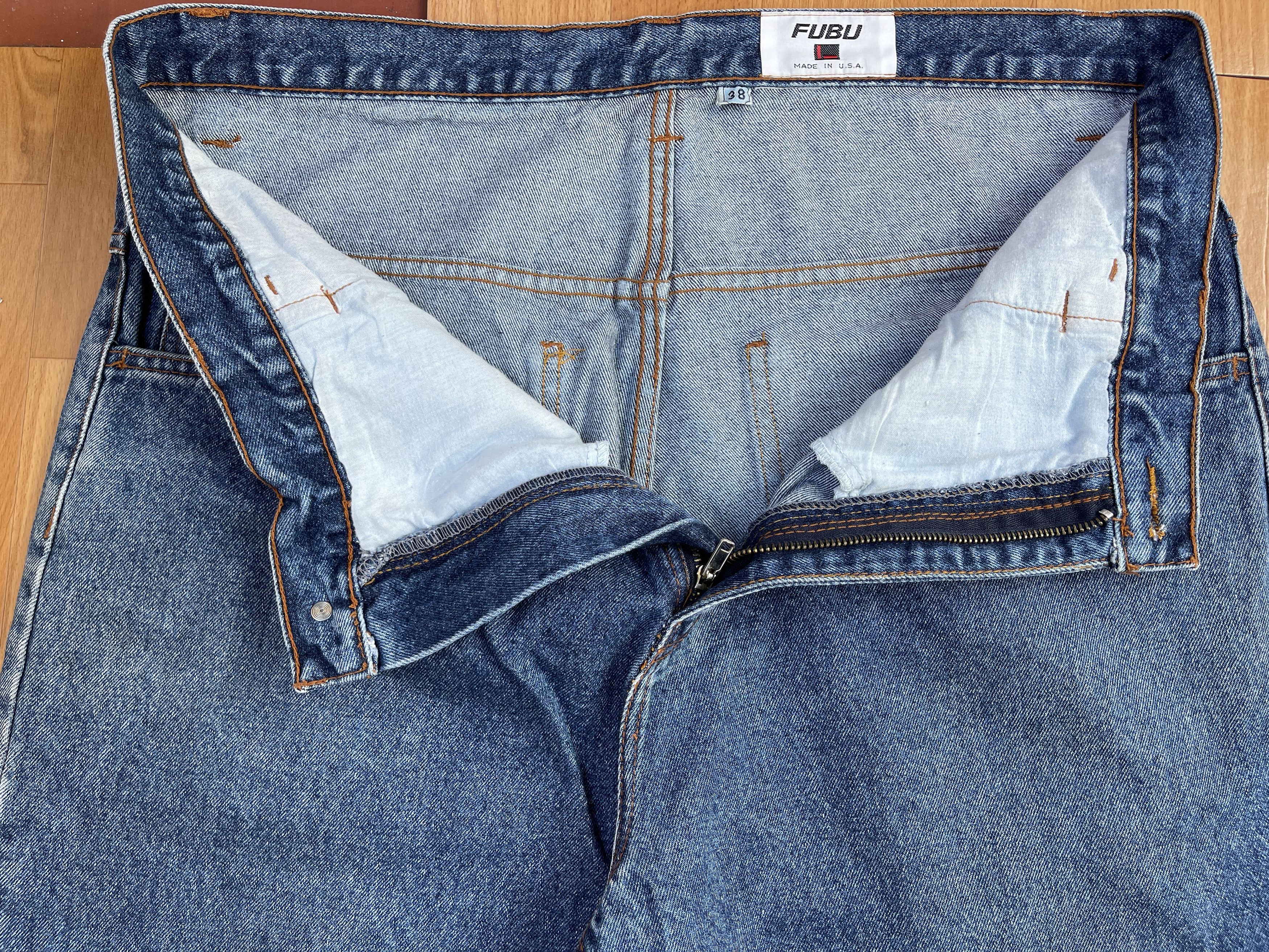 Fubu FUBU jeans, vintage baggy jeans, 90s hip hop skater Y2K 38 Size US 38 / EU 54 - 13 Thumbnail