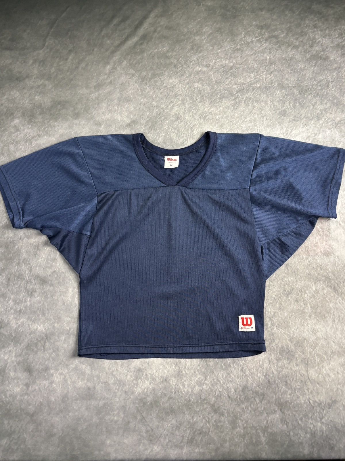 Wilson Vintage Wilson Football Jersey Blank Crop Short 80s 90s Prac Size US S / EU 44-46 / 1 - 1 Thumbnail