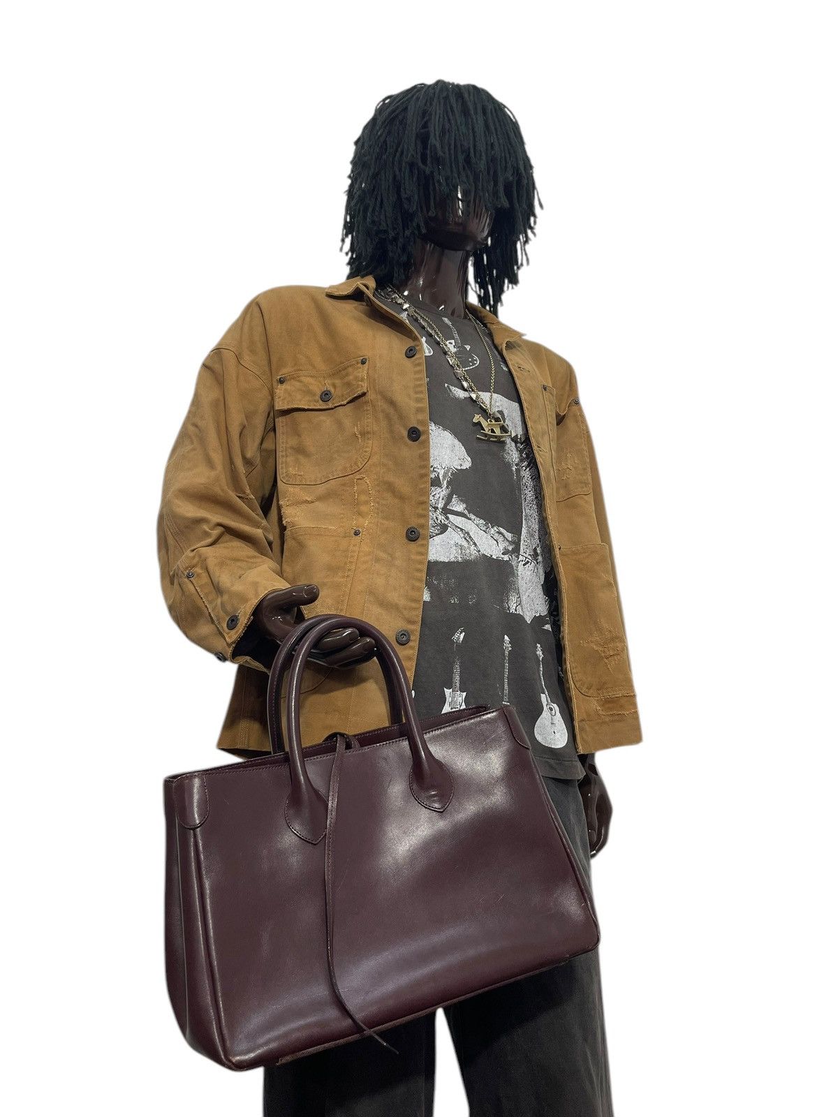 Genuine Leather Full Leather Niimura Japan Tote Bag 1🟩8 Size ONE SIZE - 2 Thumbnail