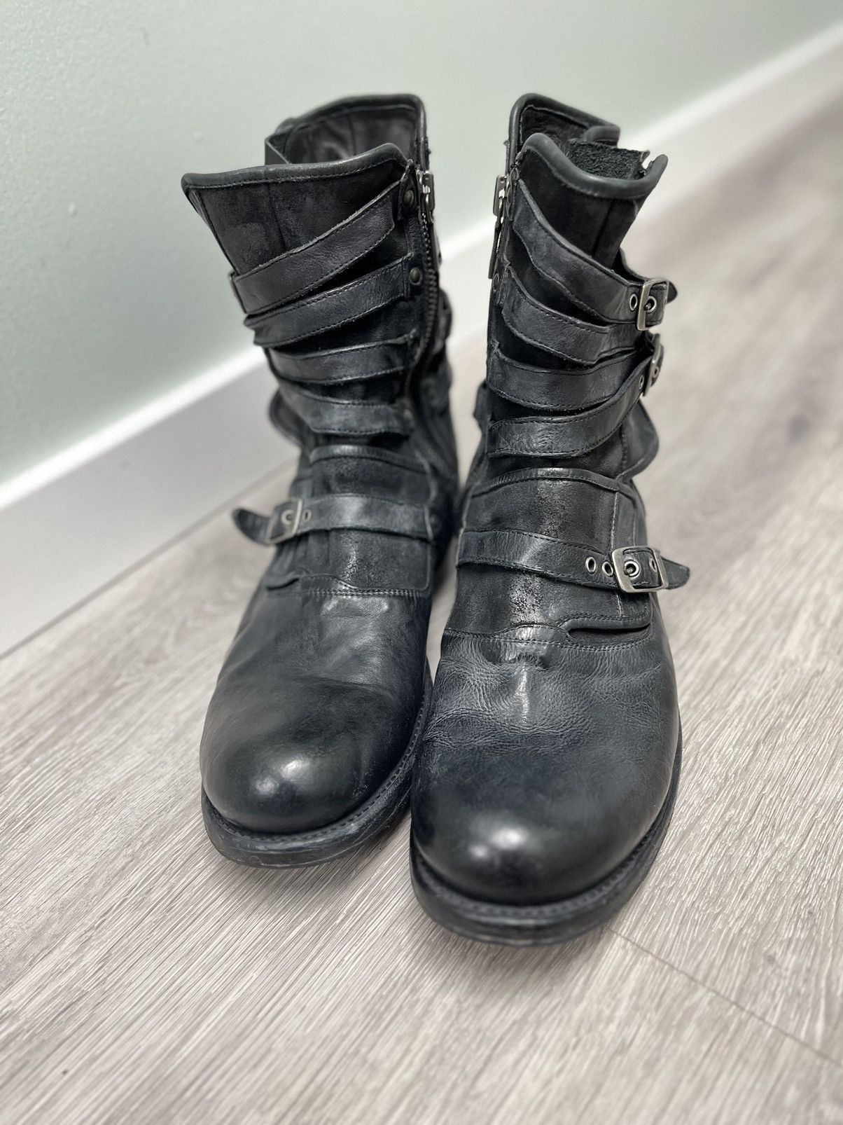 John Varvatos Engineer Triple buckle Boot. 11.5 Size US 11.5 / EU 44-45 - 15 Thumbnail