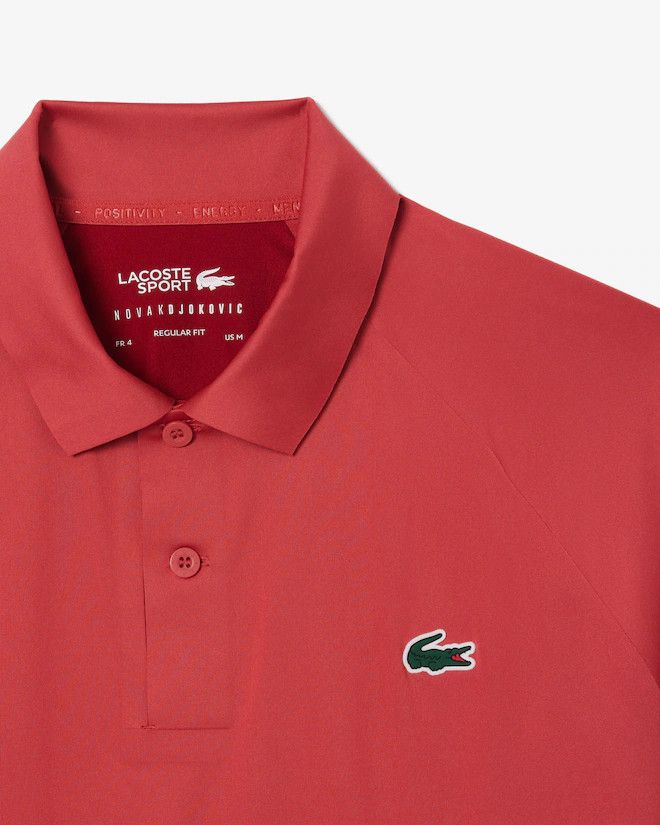 Lacoste o1s22i1n1124 Ultra-Dry Sport Polo Shirt in Red Size US M / EU 48-50 / 2 - 3 Thumbnail