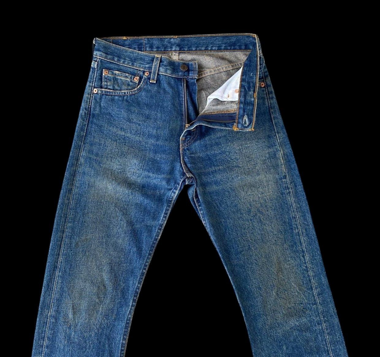 Levi's Vintage Clothing VINTAGE 00S LEVIS 505 BLUE RUSTY WASH W29X30"(J09-04) Size US 29 - 11 Thumbnail