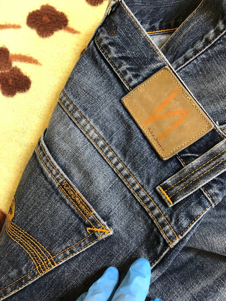 Nudie Jeans Nudie Jeans Regular Alf Button Fly Blue Denim Cotton Size US 30 / EU 46 - 8 Thumbnail