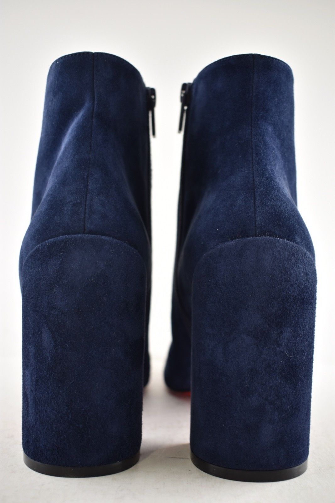Turela 85 Zaffiro Blue Block Heel Short Ankle Bootie 40.5