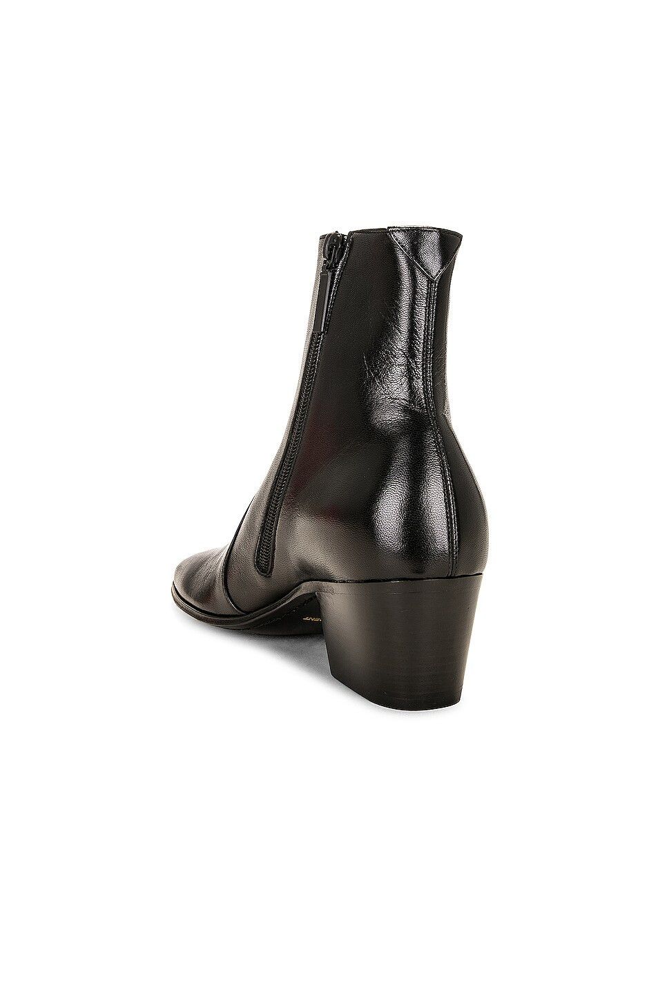 Saint Laurent Paris o1b1hav111224 Vassili 60 Zip B Incroc Muriel Boots in Nero Size US 6.5 / IT 36.5 - 3 Thumbnail