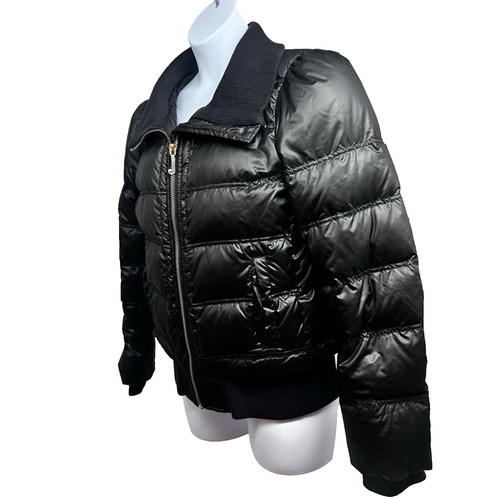 Juicy Couture Juicy Couture Black Down Puffer Zip Up Jacket XL Pockets Size XL / US 12-14 / IT 48-50 - 4 Thumbnail