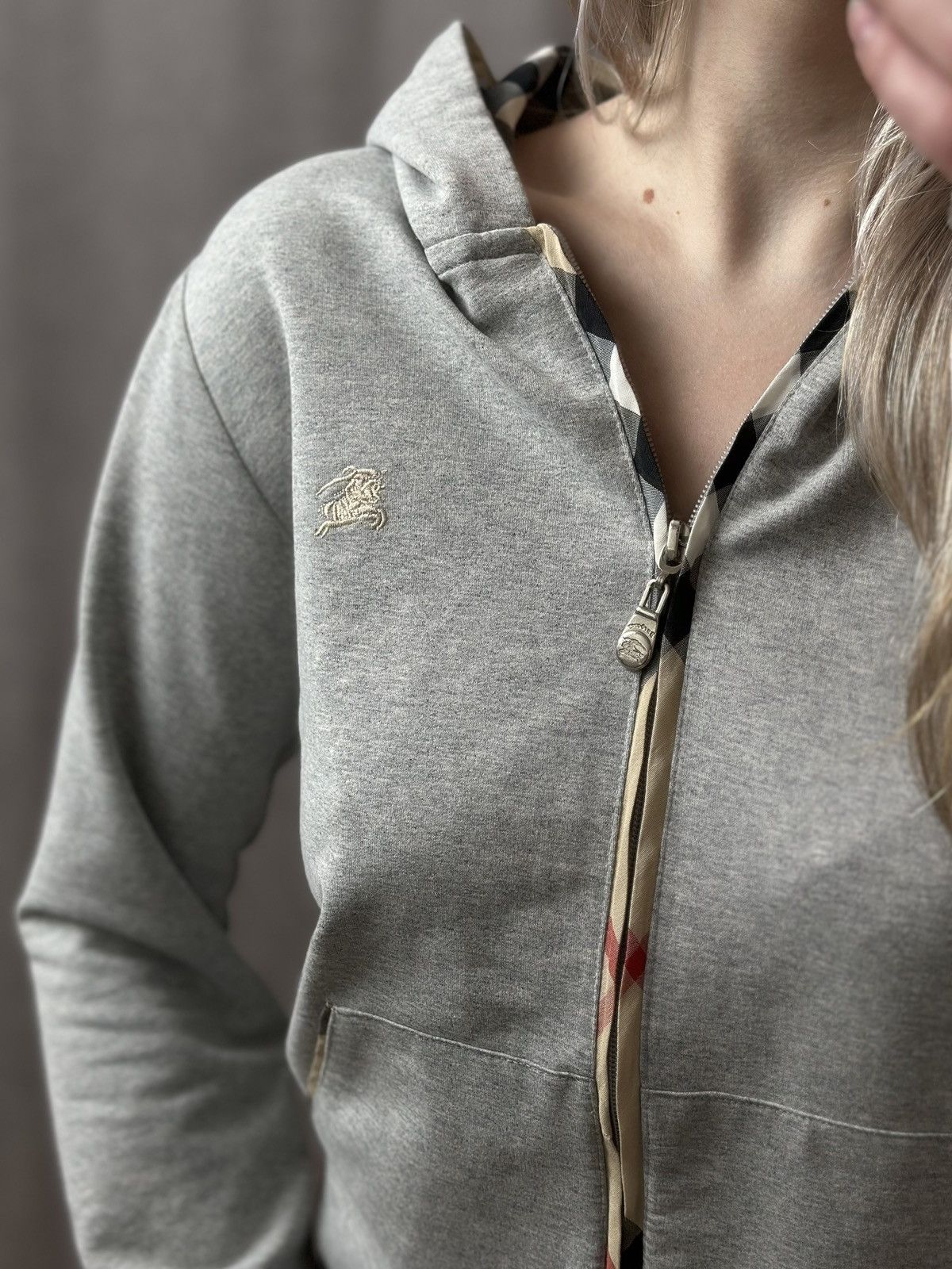 Burberry Vintage Burberry Brit hoodie y2k England style Avantgarde Size XS / US 0-2 / IT 36-38 - 3 Thumbnail