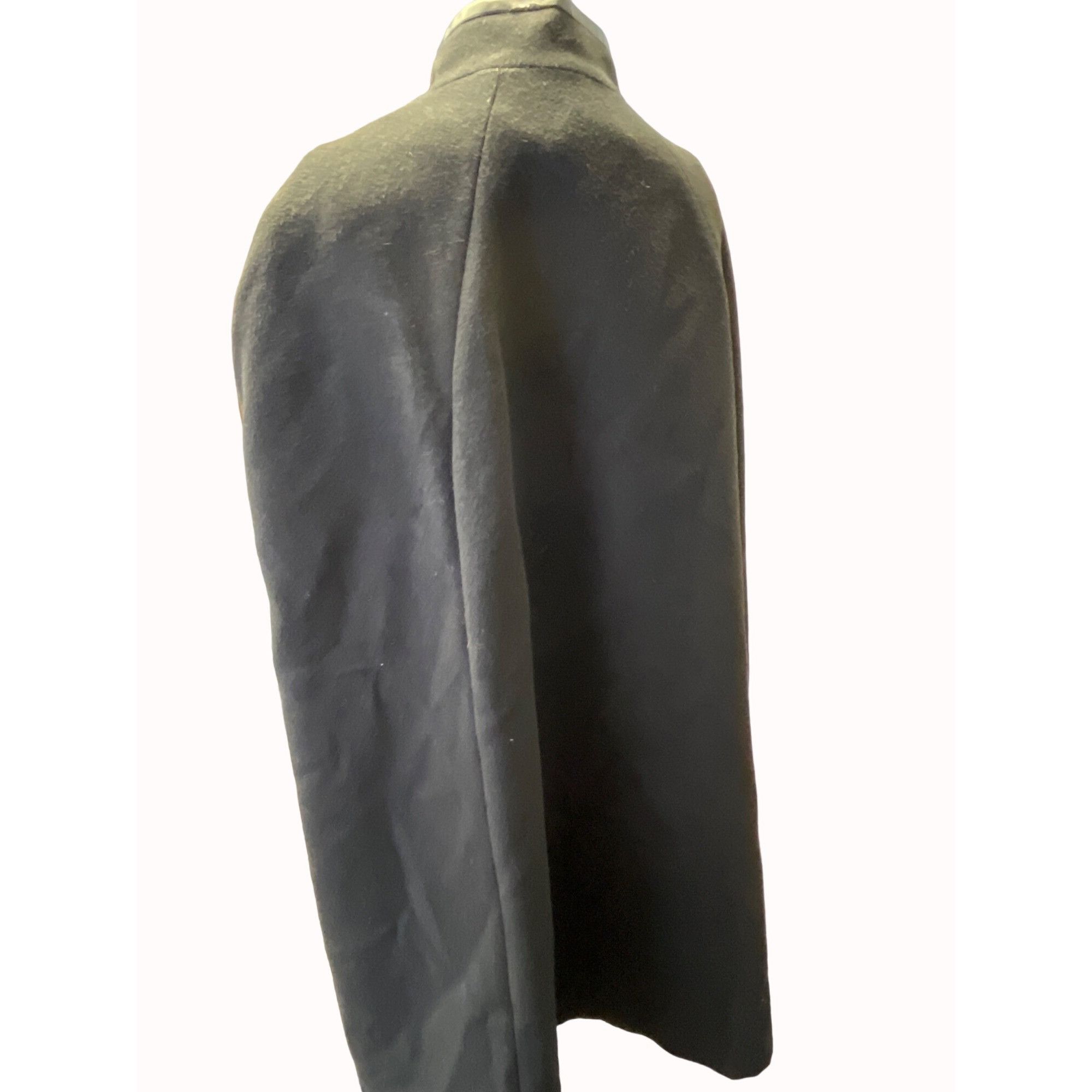 Karl Lagerfeld Karl Lagerfeld Women's Black Cape Coat Size L/XL SKU 5723 Size XL / US 12-14 / IT 48-50 - 2 Thumbnail