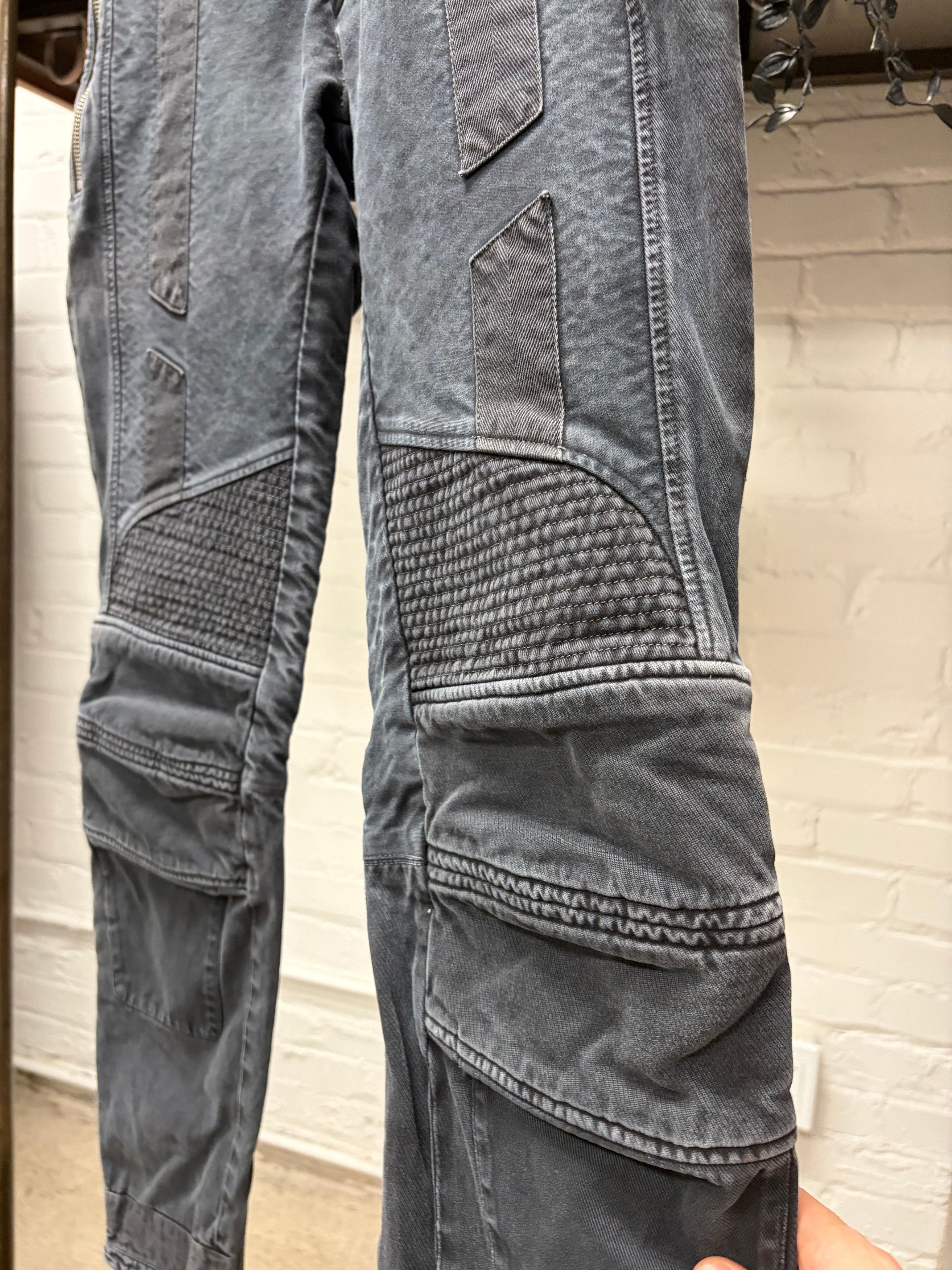 Dries Van Noten Dries Van Noten ‘Rustic Blue’ Biker Denim Size US 32 / EU 48 - 2 Thumbnail
