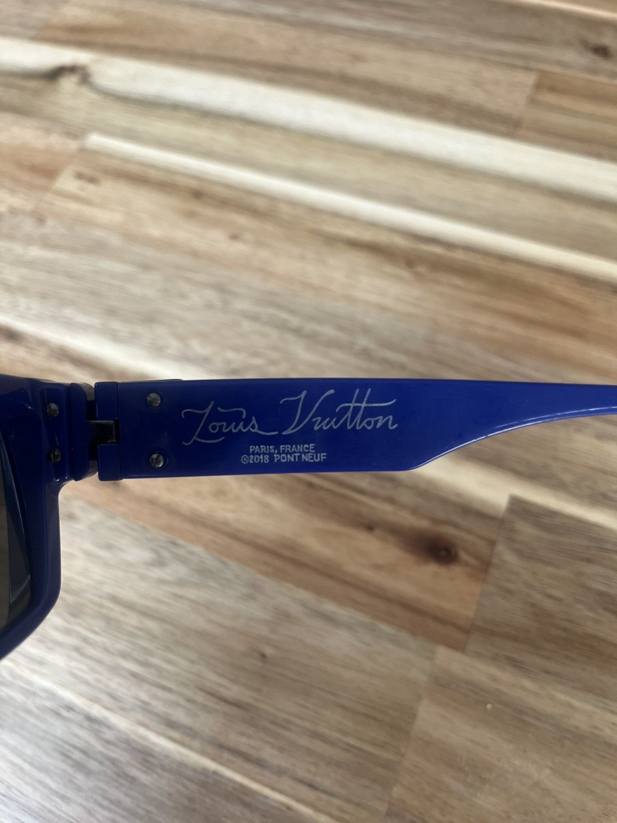 Louis Vuitton Louis Vuitton 1.1 Millionaires Cobalt Sunglasses Size ONE SIZE - 4 Thumbnail