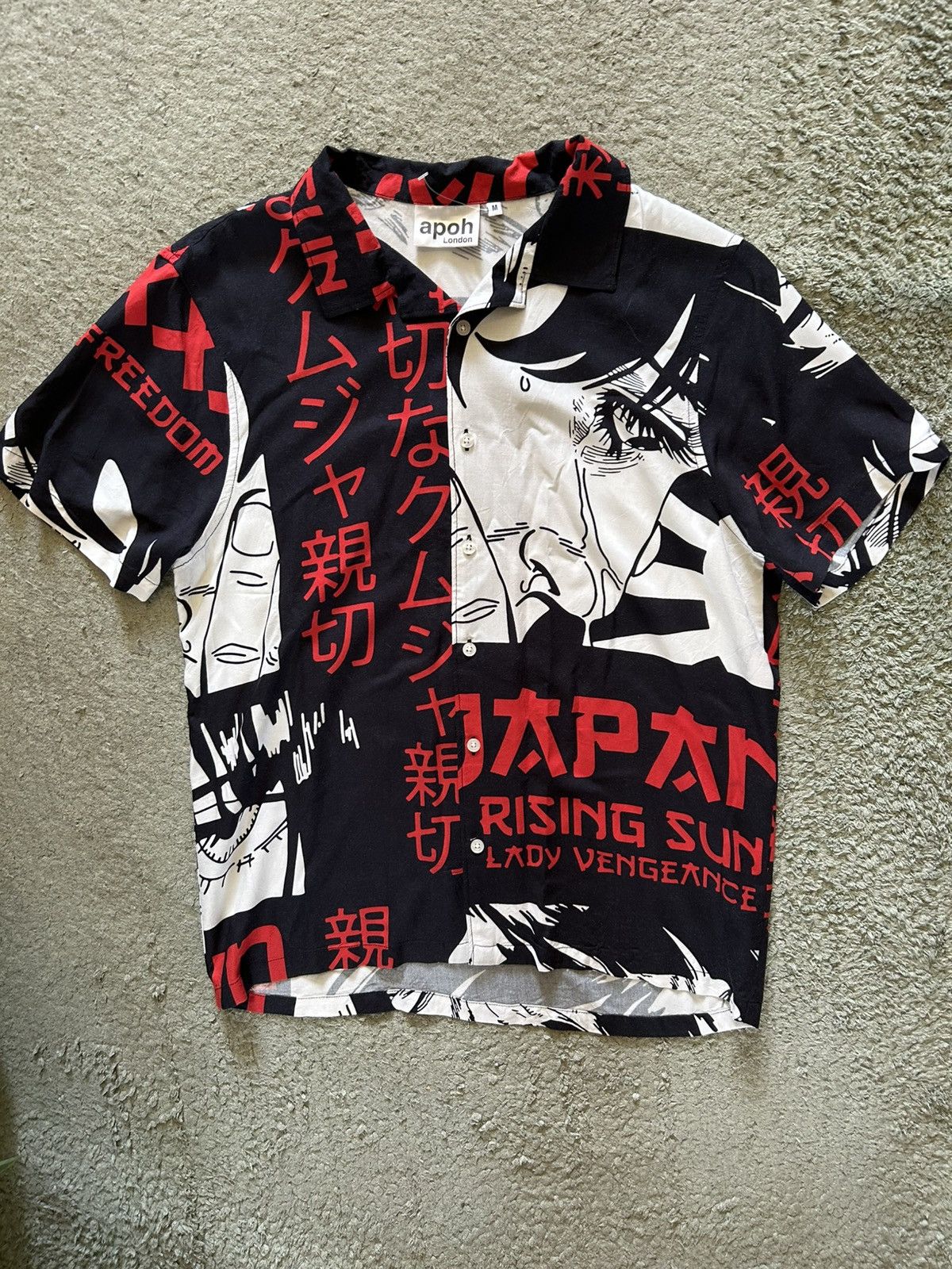Anime Japan Rising Sun Lady Vengeance Anime Apoh London shirt Art Size US M / EU 48-50 / 2 - 1 Thumbnail