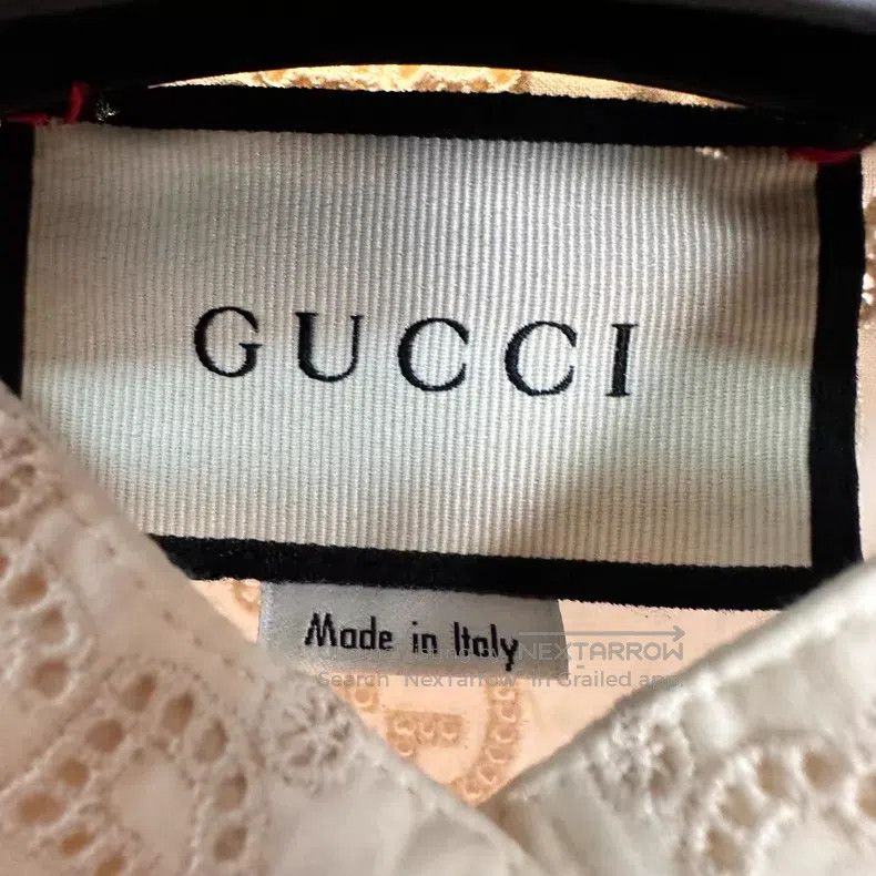 Gucci Gucci Beige full-print old flower jumpsuit short skirt Size XS / US 0-2 / IT 36-38 - 4 Thumbnail