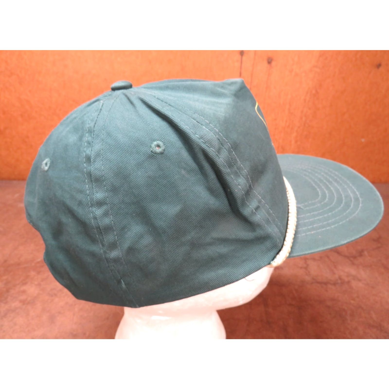 John Deere Vtg Green John Deere JD Waterloo Iowa Dealership Cap Hat Trucker HaT Adjustable 1980s Advertising Truckers Cap Mens Women? Size ONE SIZE - 5 Thumbnail