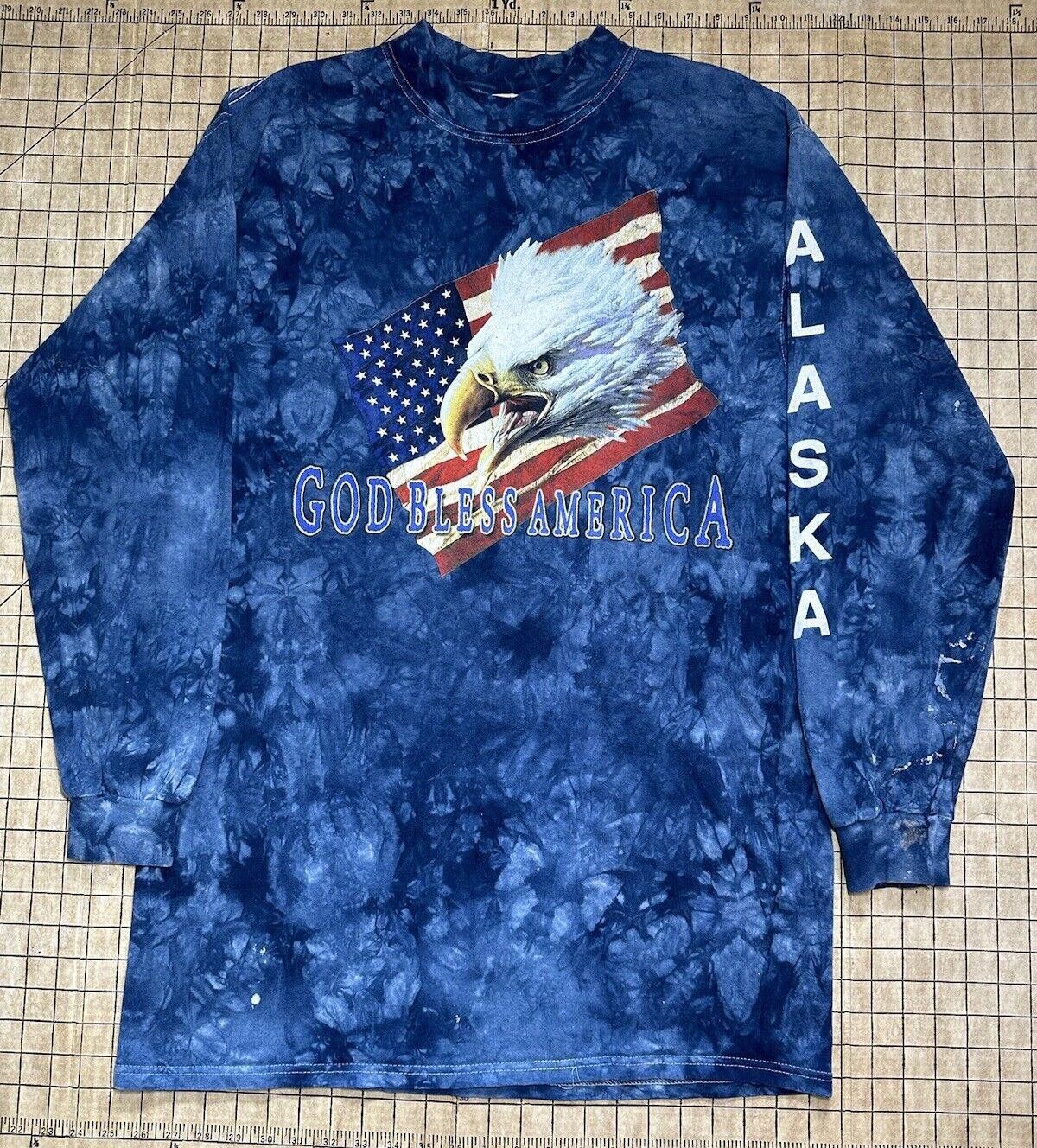 Habitat Vintage Alaska Tie Dye Shirt Mens Large Blue Habitat AOP Size US L / EU 52-54 / 3 - 1 Thumbnail