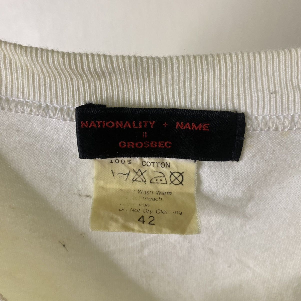 Japanese Brand Nationality + Name Grosbec Seditionaries Poem Cyber Punk Tee Size US M / EU 48-50 / 2 - 3 Thumbnail