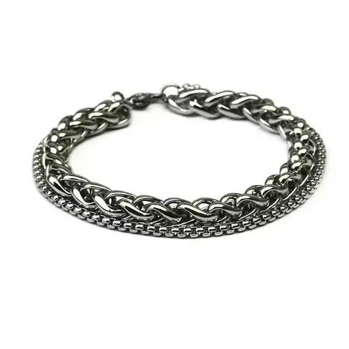 Other Hip-hop Thick Stainless Steel Bracelet Size ONE SIZE - 2 Thumbnail