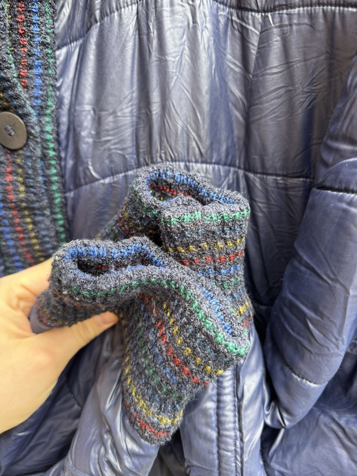 Missoni × Vintage Missoni bomber jacket 80s two sides blue wool/mohair/alpaca Size US L / EU 52-54 / 3 - 10 Thumbnail