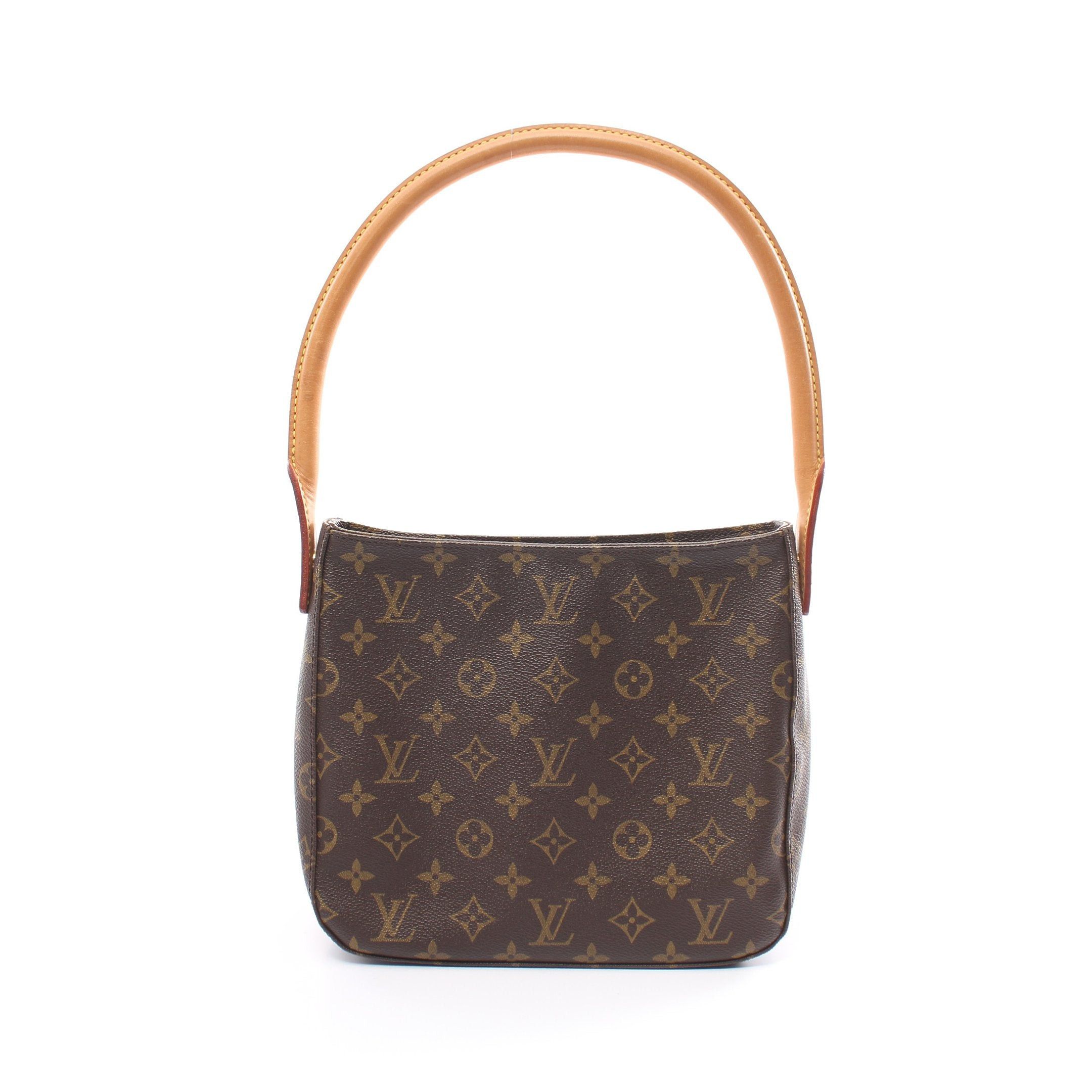 Louis Vuitton Louis Vuitton Looping Mm Monogram Shoulder Bag Leather Brown Size ONE SIZE - 1 Thumbnail
