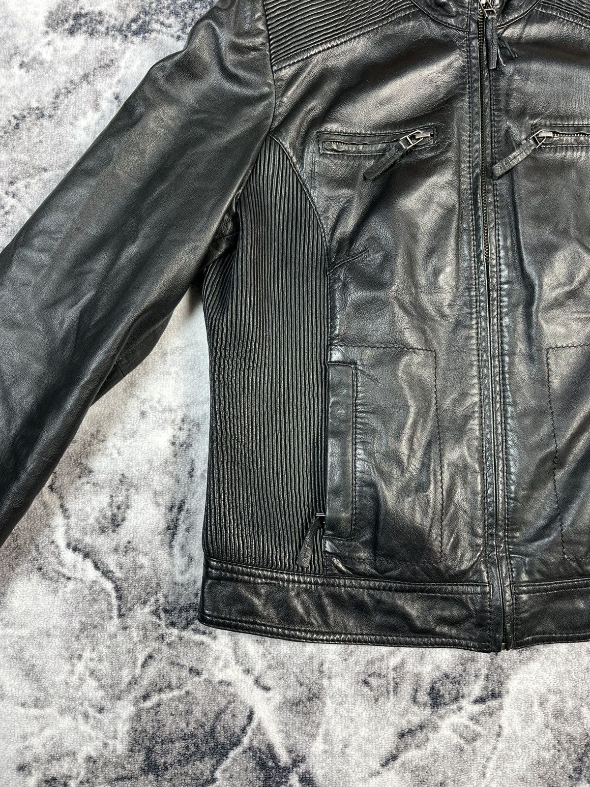 Leather Vintage Women’s Leather Biker Jacket Size L / US 10 / IT 46 - 6 Thumbnail
