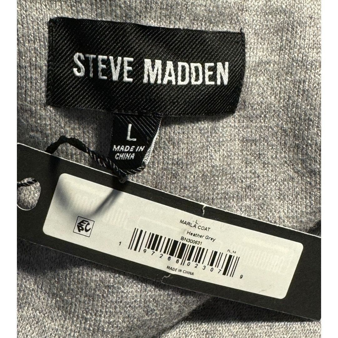 Steve Madden NEW Steve Madden Size Large Marla Sweater Heather Grey NWT Size L / US 10 / IT 46 - 4 Thumbnail