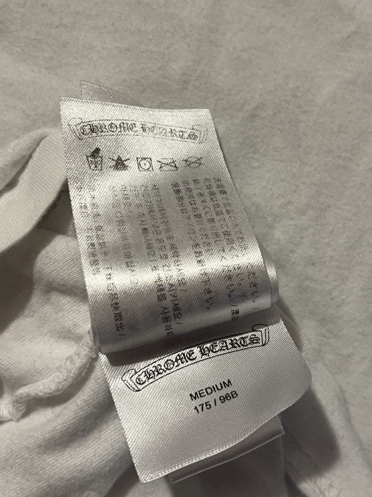 Chrome Hearts Chrome Hearts Multi Logo PocketTee Size US M / EU 48-50 / 2 - 5 Thumbnail